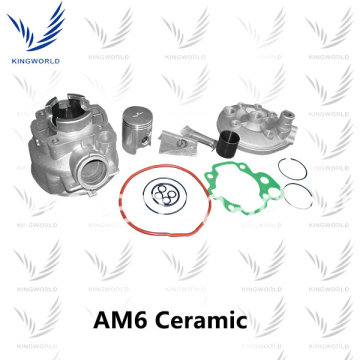 Kit de cilindro de scooter de peças sobressalentes de motocicleta para YAMAHA Minarelli Am6 47mm AC LC